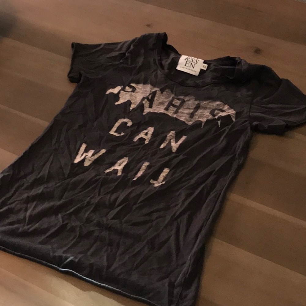 Zoe Karssen Paris can wait tee xs